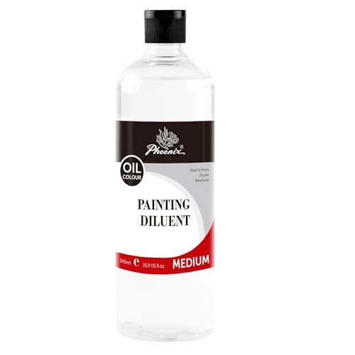 PHOENIX Painting Diluent - 16.9 Fl Oz./ 500ml Oil Brush...