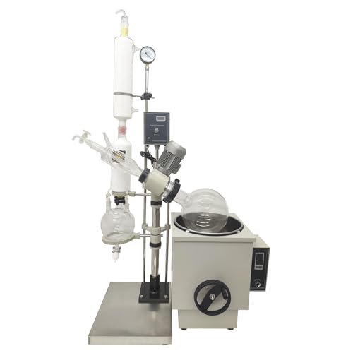 LGXEnzhuo 10L Rotary Evaporator, 304 Stainless Steel,High...