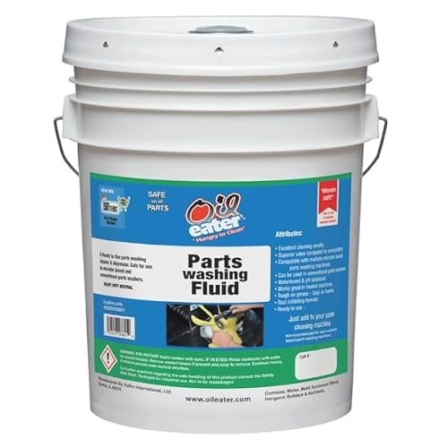 Oil Eater Parts Washer Fluid, Water-Based Heavy Duty pH...
