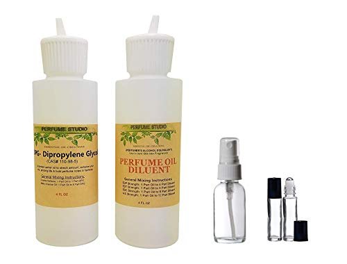 Perfume Making 5-Piece Set; 1, 4oz Perfumer's Alcohol...
