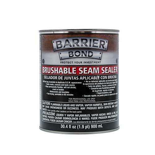 Barrier Bond - Brushable Seam Sealer, Quart Can with 30.4...
