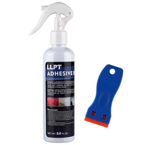 LLPT Adhesive Remover 8.8 fl oz with Plastic Scrapper...
