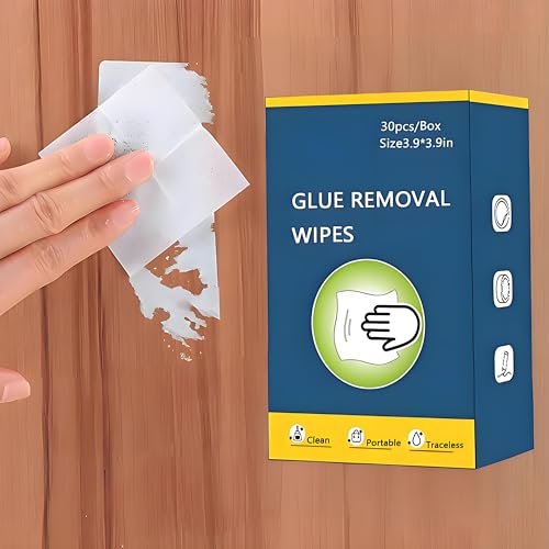 PROCRAAN Adhesive Remover, Clean Up Wipes - 30 Count -...