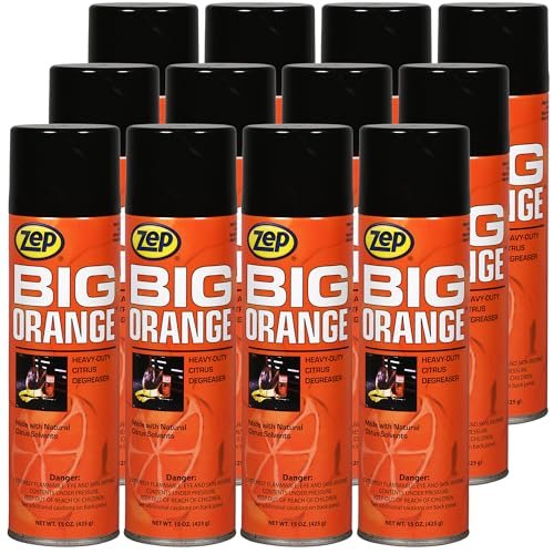 Zep Big Orange Heavy-Duty Citrus Degreaser Aerosol - 15...