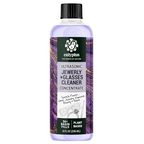 Calyptus Ultrasonic Jewelry Cleaning Solution Concentrate |...