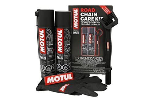 MOTUL 109767 Motorcycle Chain Clean Lube Kit C1 C2...