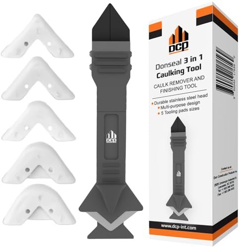 DCP Donseal 3 in 1 Caulking Tool Kit – Silicone...
