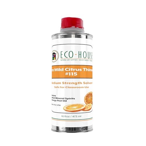 ECO-HOUSE 115 Xtra Mild Paint Thinner – Citrus Scent, Low...