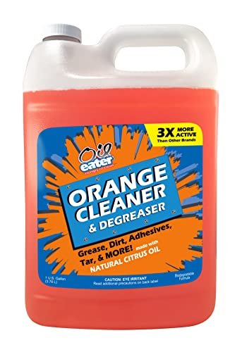 Orange Cleaner Degreaser, 1-Gallon Concentrate for Oil...