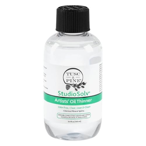 Tusc & Pine StudioSolv™ Odorless Mineral Spirits 3.4oz...