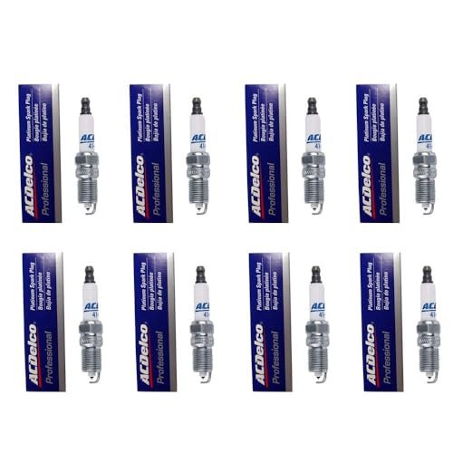 ACDelco 41-962 Professional Platinum Spark Plug, (8)