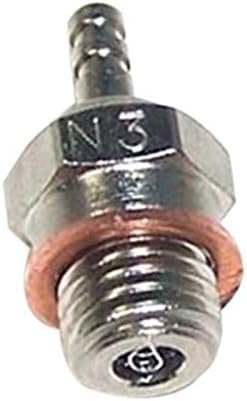 1pc Silver pizarra N3 Hot Glow Plug for 70117 1/10...