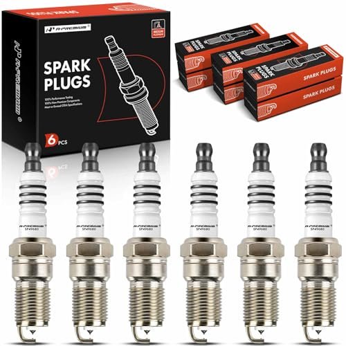 A-Premium Iridium & Platinum Spark Plugs Compatible with...