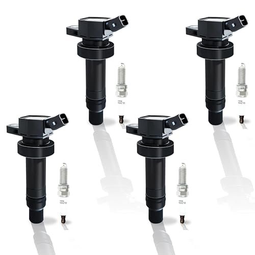 Ignition Coil UF652 Spark Plugs: fits Hyundai Veloster Kia...