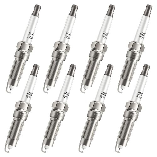 Iridium Platinum Spark Plugs 8 Pack SP509 Compatible with...
