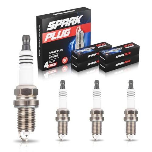 ENA Set of 4 Platinum Spark Plug Compatible with Acura...