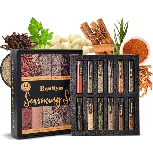 12PCS Herbs Seasoning Spice Gift Set - Complete Starter...