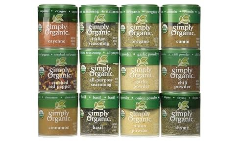Generic Simply Organic Starter Spice Gift Set, 0.33 Ounce...