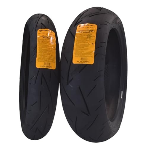 Continental Conti Sport Attack 2 120/70ZR17 Front &...