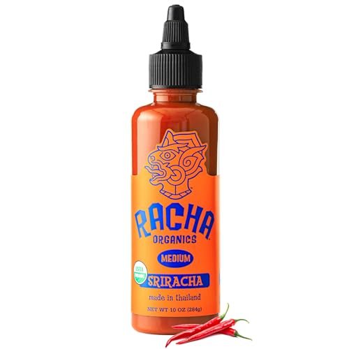 Racha Organics Medium Heat Sriracha Hot Sauce - USDA...
