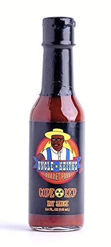 Uncle Keith’s Gourmet Foods - Code Red Hot Sauce, Vegan...