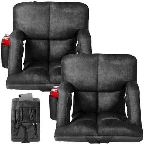 Wide Stadium Seats for Bleachers with Back Support, Extra...