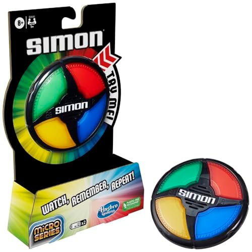 Hasbro Gaming Simon Micro Series Electronic Game for 1 or...