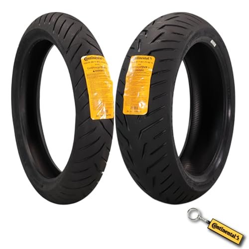 Continental ContiSportAttack 4 120/70ZR17 Front and...