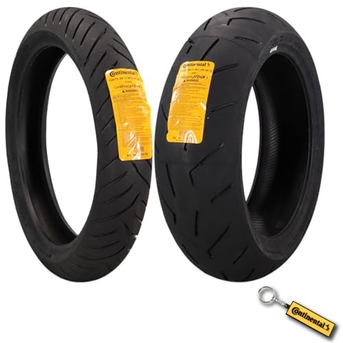 Continental ContiSportAttack 4 120/70ZR17 Front and...
