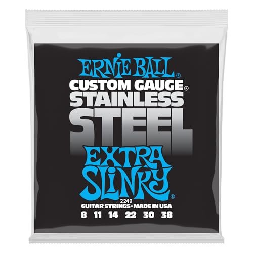 Ernie Ball Extra Slinky Stainless Steel Electric Guitar...