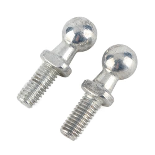 Qiilu 10mm 2 Pcs Car Iron Ball Stud Bolt M6...
