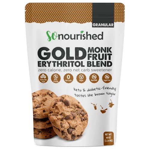 So Nourished GOLD Brown Sugar Alternative Substitute 1:1...