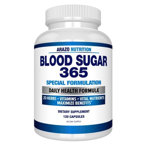 Arazo Nutrition Blood Sugar 365 Supplement – Supports...