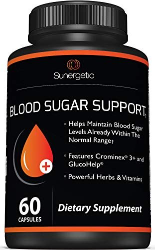 Premium Blood Sugar Support Supplement–Supports Healthy...