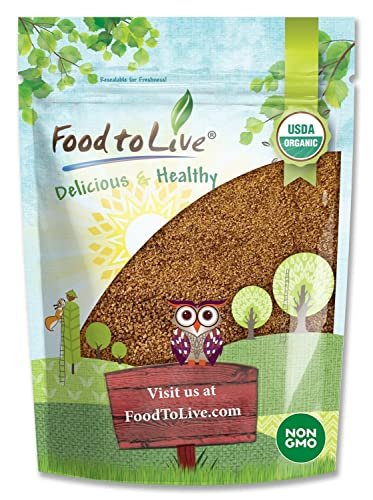 Food to Live Organic Brown Coconut Sugar, 5 Pounds –...
