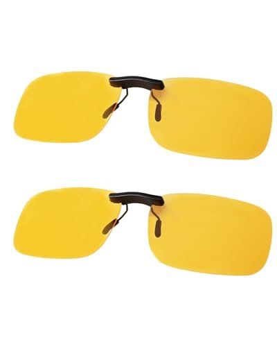 FIMOSON Clip On Night Driving Glasses - Polarized Anti...