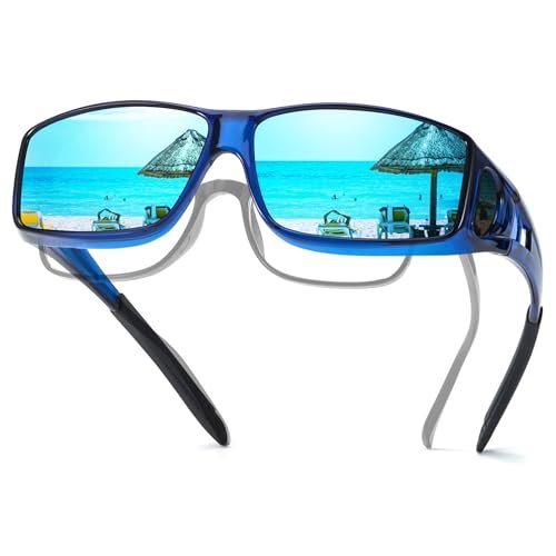TJUTR Polarized Sunglasses Over Glasses for Men Women, UV...