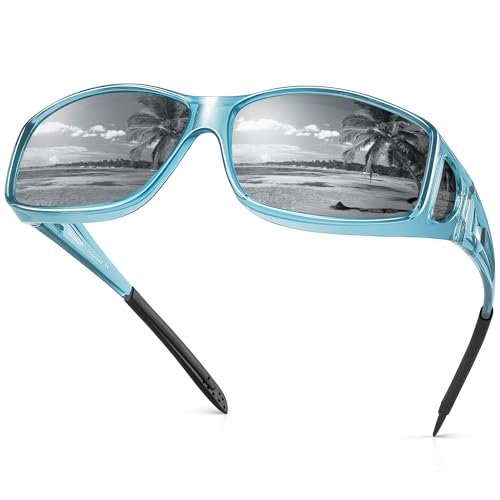 URUMQI Polarized Sunglasses Fit Over Glasses for Men Women,...