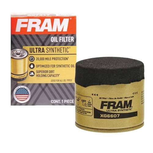 FRAM Ultra Synthetic Automotive Replacement Oil Filter,...