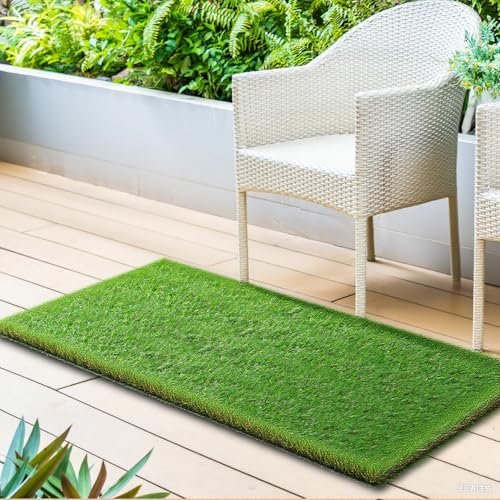 XLX TURF 2FTX6FT Artificial Turf Runner Rug Indoor Outdoor,...