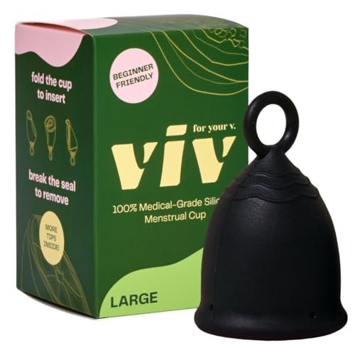 Viv for Your V Large Premium Menstrual Cups for Heavy...