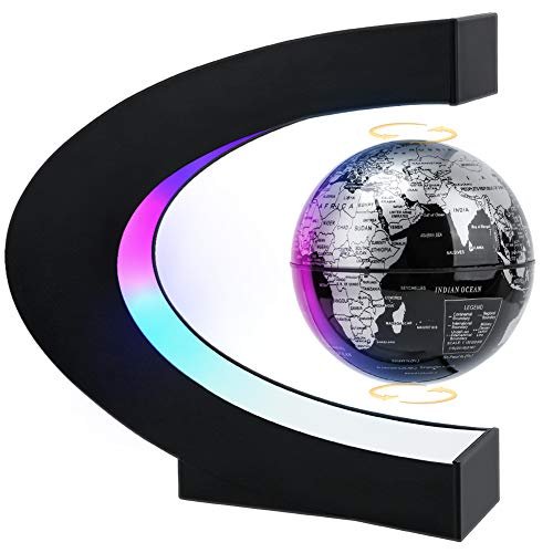 MOKOQI Magnetic Levitating Globe with LED Light, Cool Tech...