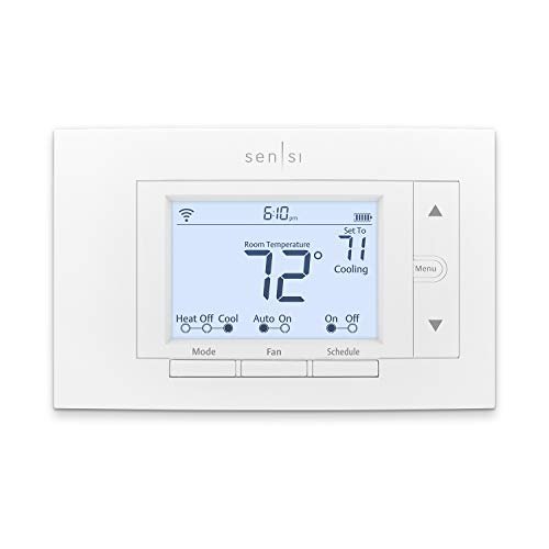 Emerson Sensi Wi-Fi Smart Thermostat for Smart Home, Pro...