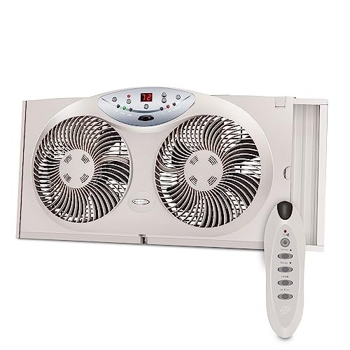 Bionaire Window Fan with Reversible Airflow Blades –...