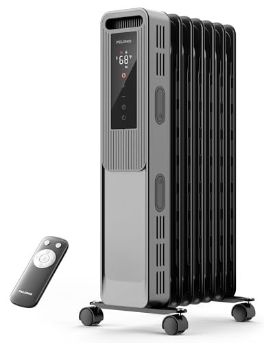 PELONIS Oil Filled Radiator, Electric Space Heater for...