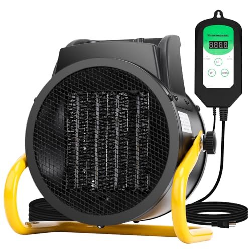 Greenhouse Heater with Thermostat, Fast Heating, Auto Power...