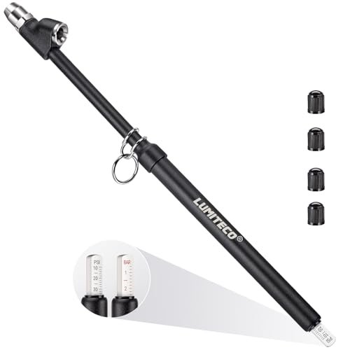 LUMITECO 12'' Dual Head Tire Pressure Gauge, Heavy Duty...