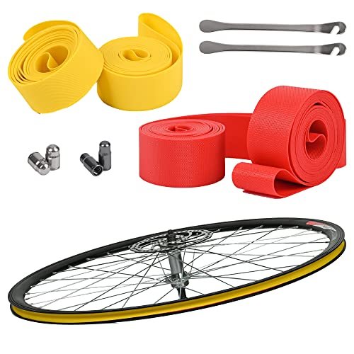 WINDIR 4 Pack Bicycle Rim Liner Strips, Nylon 24'' Bike...