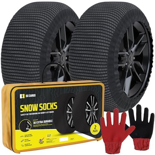 Snow Socks for Tires - Great Alternative to Tire Chains...