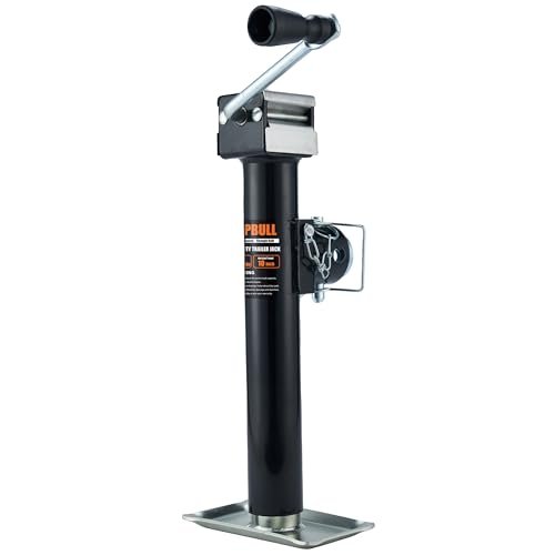 5000lb Weld-on Pipe Swivel Trailer Jack, 10